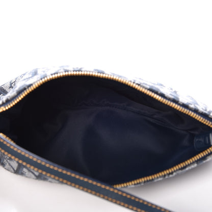 Christian Dior Monogram Mini Saddle Pochette Navy 5 of 7