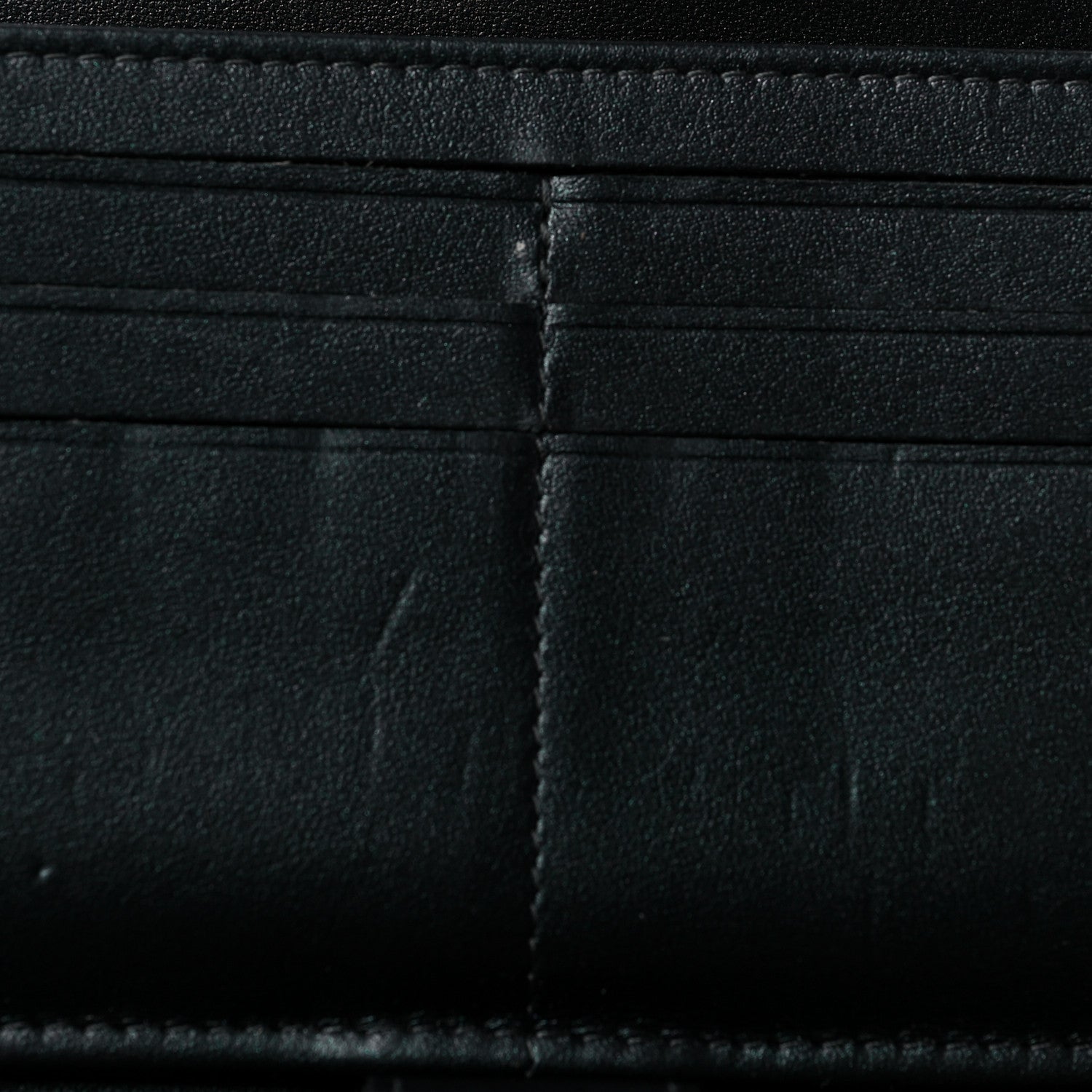 Chanel Iridescent Caviar Quilted Large Zip Around Organizer Wallet Black 9 of 9