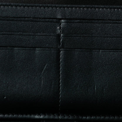 Chanel Iridescent Caviar Quilted Large Zip Around Organizer Wallet Black 9 of 9