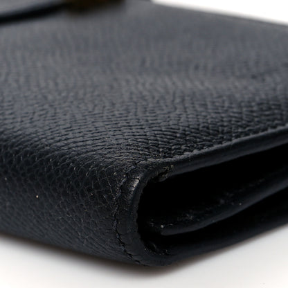 Hermes Epsom Bearn Gusset Wallet Black 12 of 14