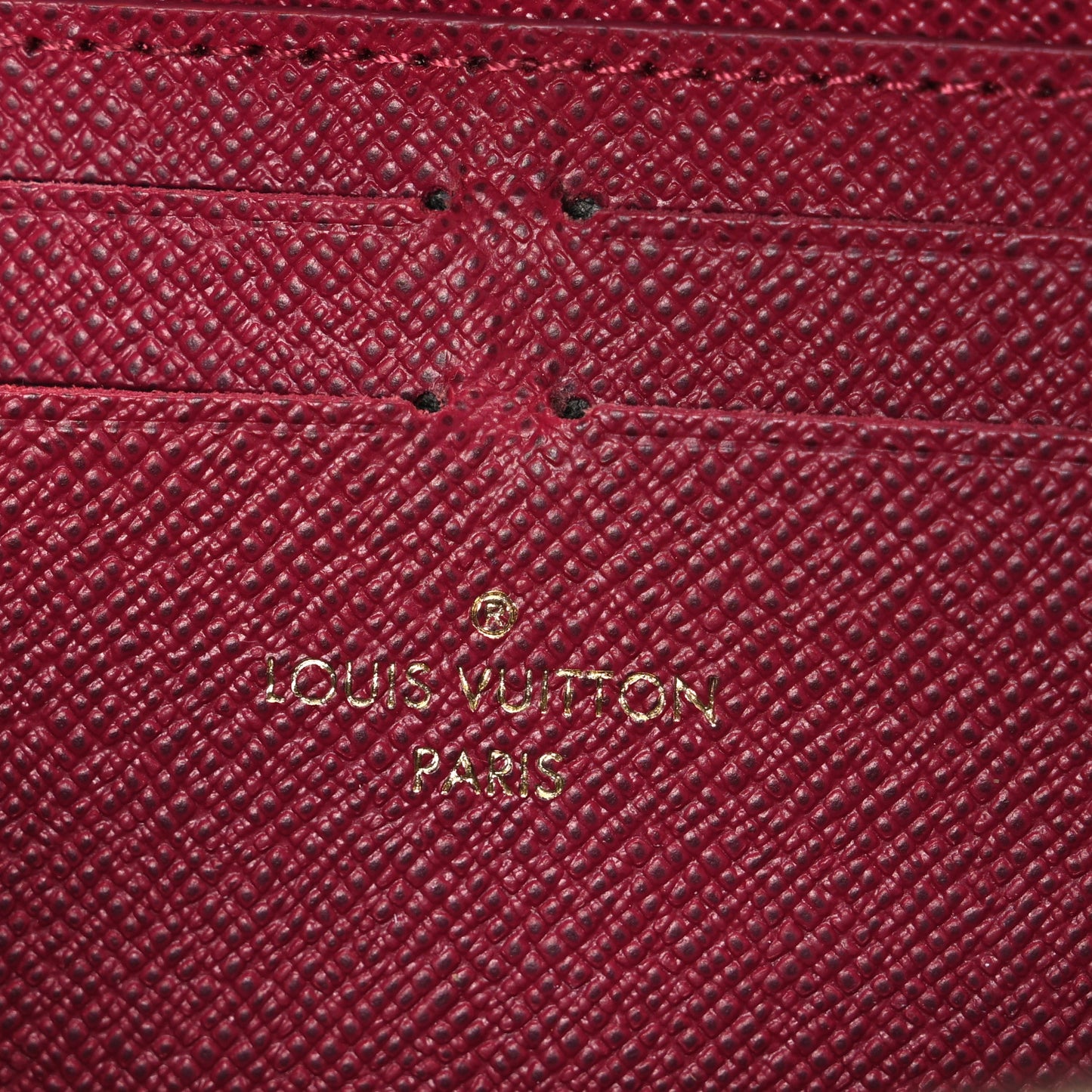Monogram Clemence Wallet Fuchsia