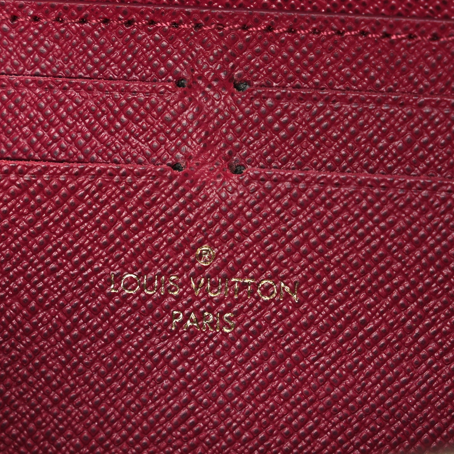 Louis Vuitton Monogram Clemence Wallet Fuchsia 6 of 7