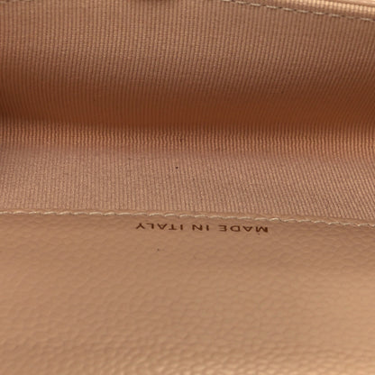 Chanel Caviar Quilted Flap Card Holder Wallet Beige 5 of 13