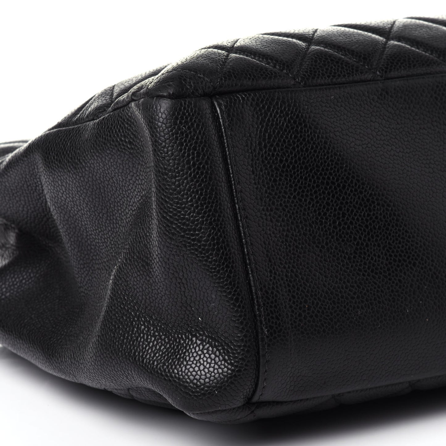 Caviar Quilted Grand Shopping Tote GST Black