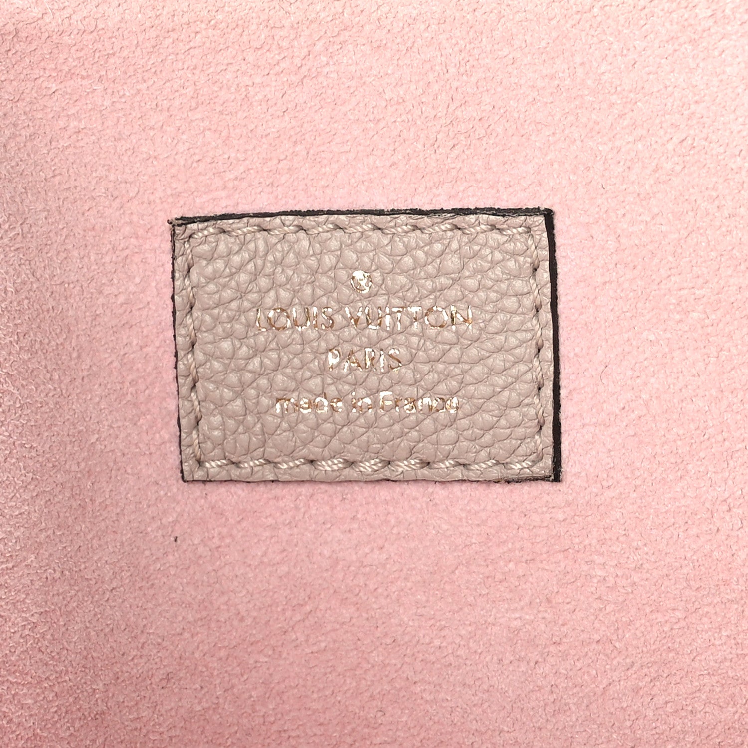 Louis Vuitton Grained Calfskin Lockme Shopper Greige 6 of 8