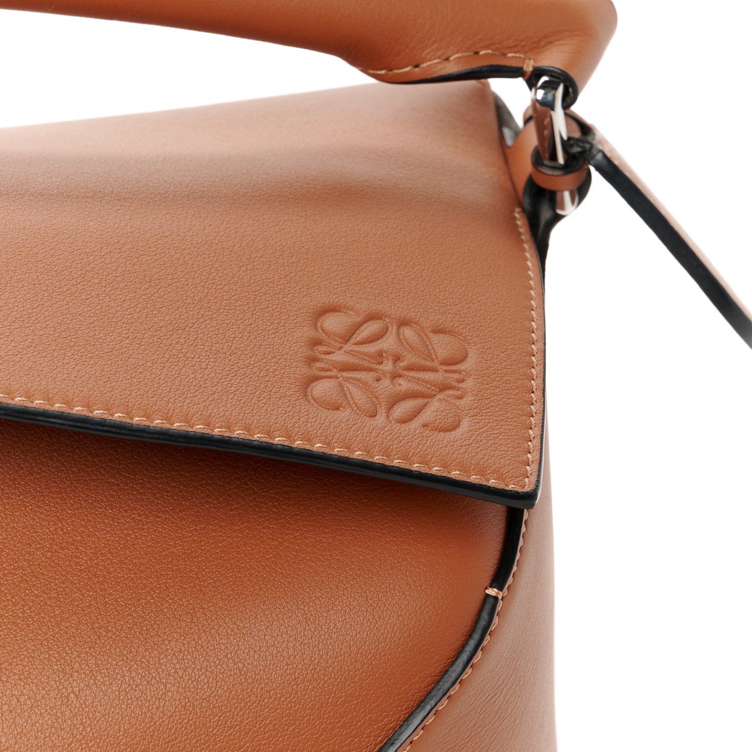Loewe Calfskin Large Puzzle Edge Bag Tan 7 of 10