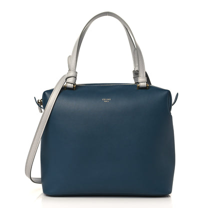 Celine Lambskin Small Soft Cube Satchel Blue 1 of 9