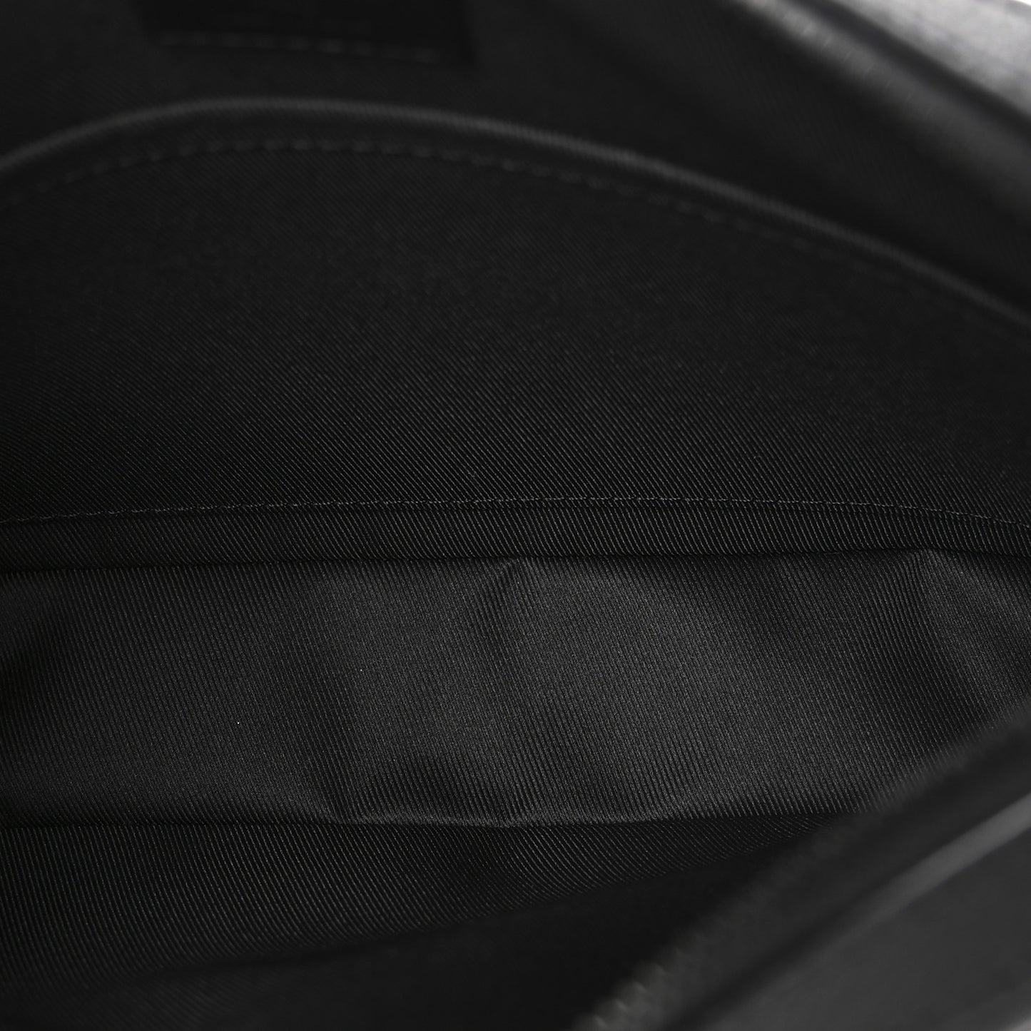 Calfskin Monogram Shadow Trio Messenger Black