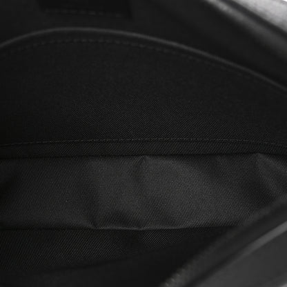Louis Vuitton Calfskin Monogram Shadow Trio Messenger Black 6 of 10