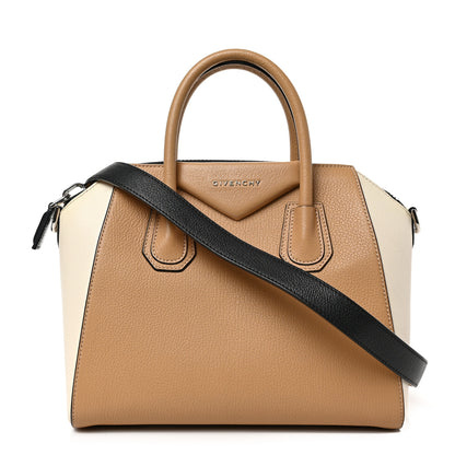 Givenchy Sugar Goatskin Small Bi-Color Antigona Light Beige 1 of 8