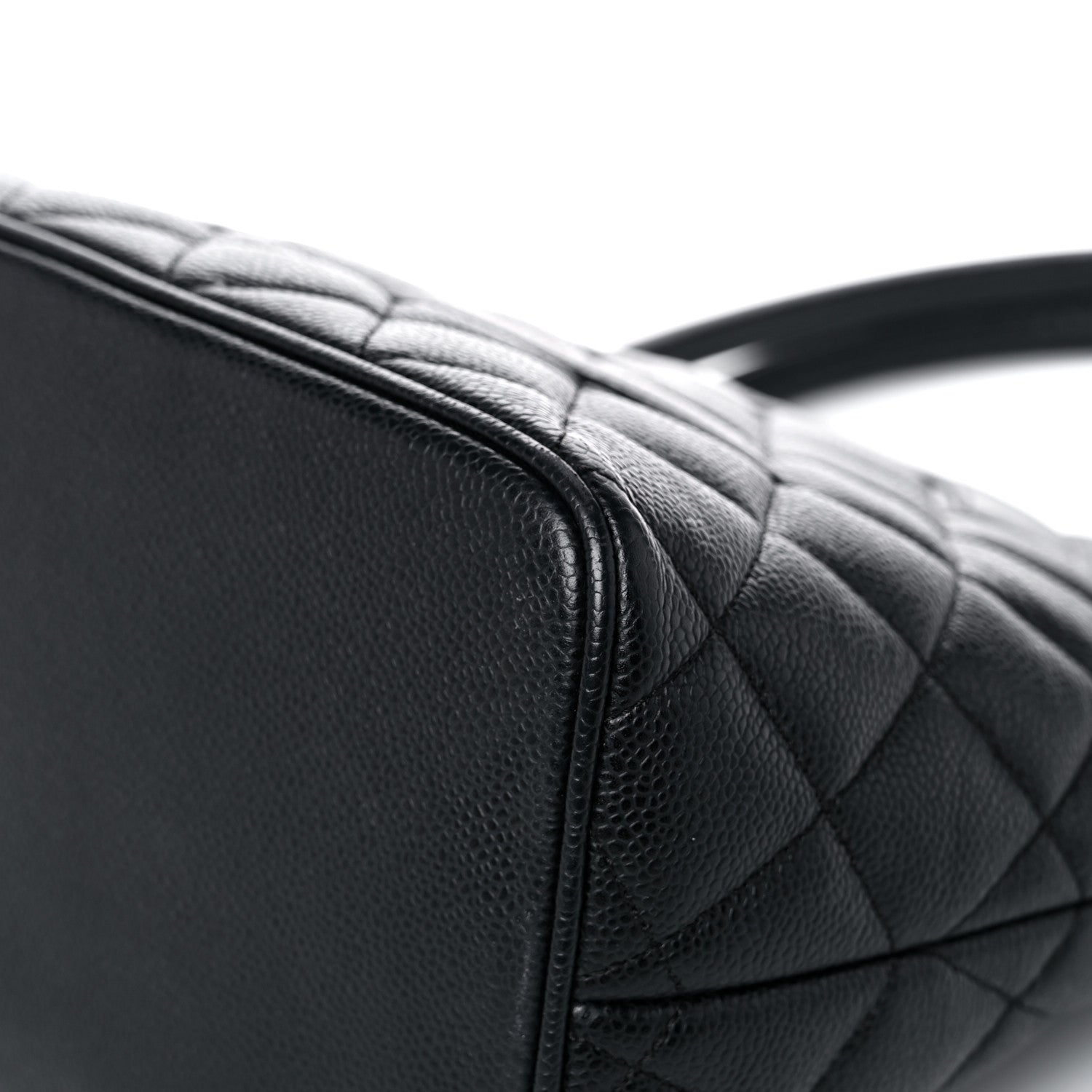 Chanel Caviar Quilted Medallion Tote Black 11 of 13