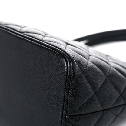 Chanel Caviar Quilted Medallion Tote Black 11 of 13