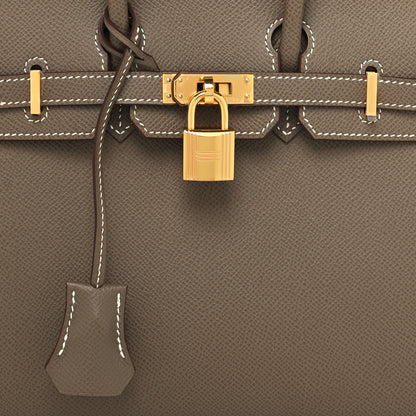 Hermes Epsom Birkin Sellier 25 Etoupe 8 of 11