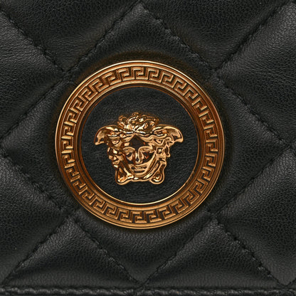 Versace Nappa Quilted Small Medusa Chain Crossbody Black 10 of 10