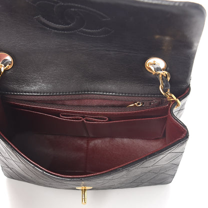 Chanel Lambskin Quilted Mini Square Flap Bag Black 5 of 11