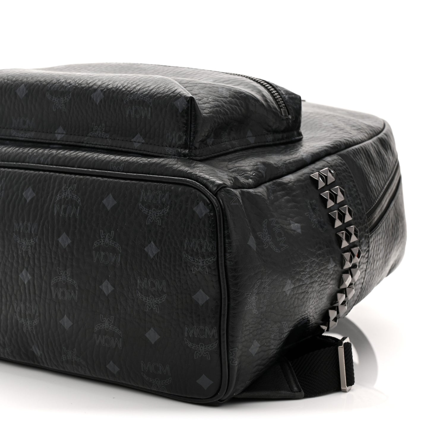 Visetos Medium Side Studs Stark Backpack Black
