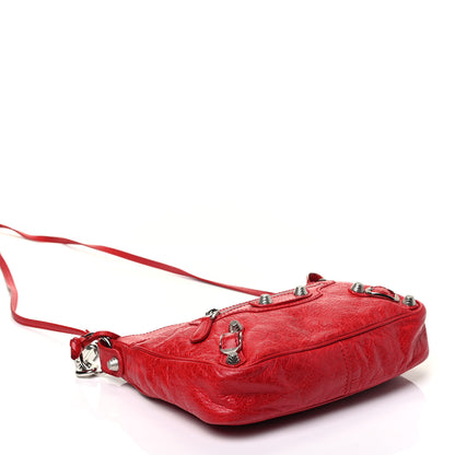 Balenciaga Agneau Giant 12 Silver Hardware Hip Rouge Coquelicot 4 of 9