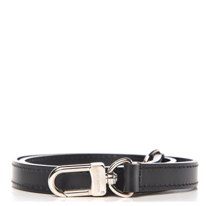 Louis Vuitton Calfskin 16mm Shoulder Strap Black 1 of 2
