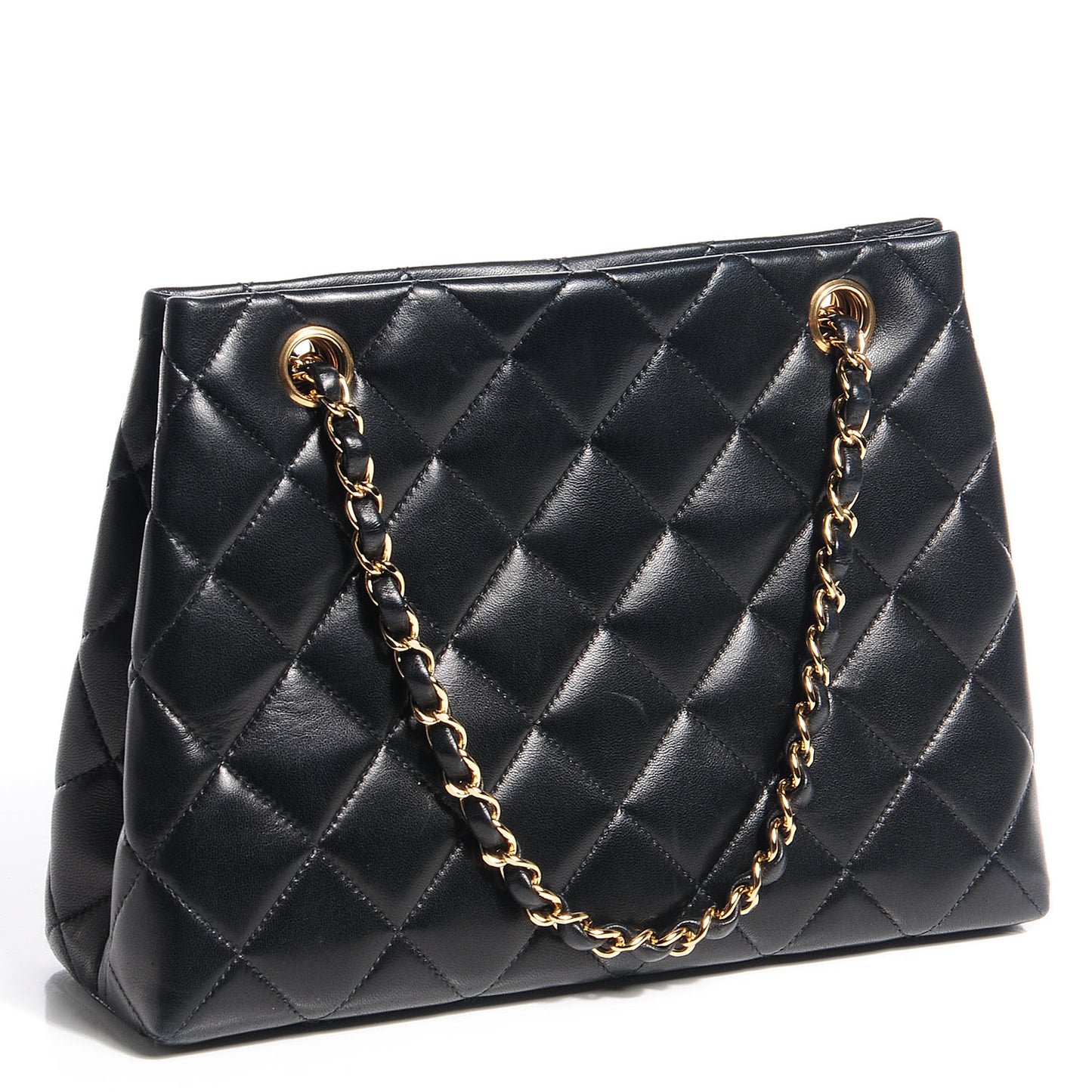 Lambskin Quilted Small Bag Black