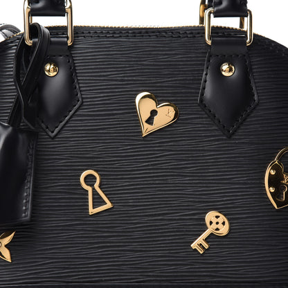 Louis Vuitton Epi Love Lock Alma BB Black 10 of 10