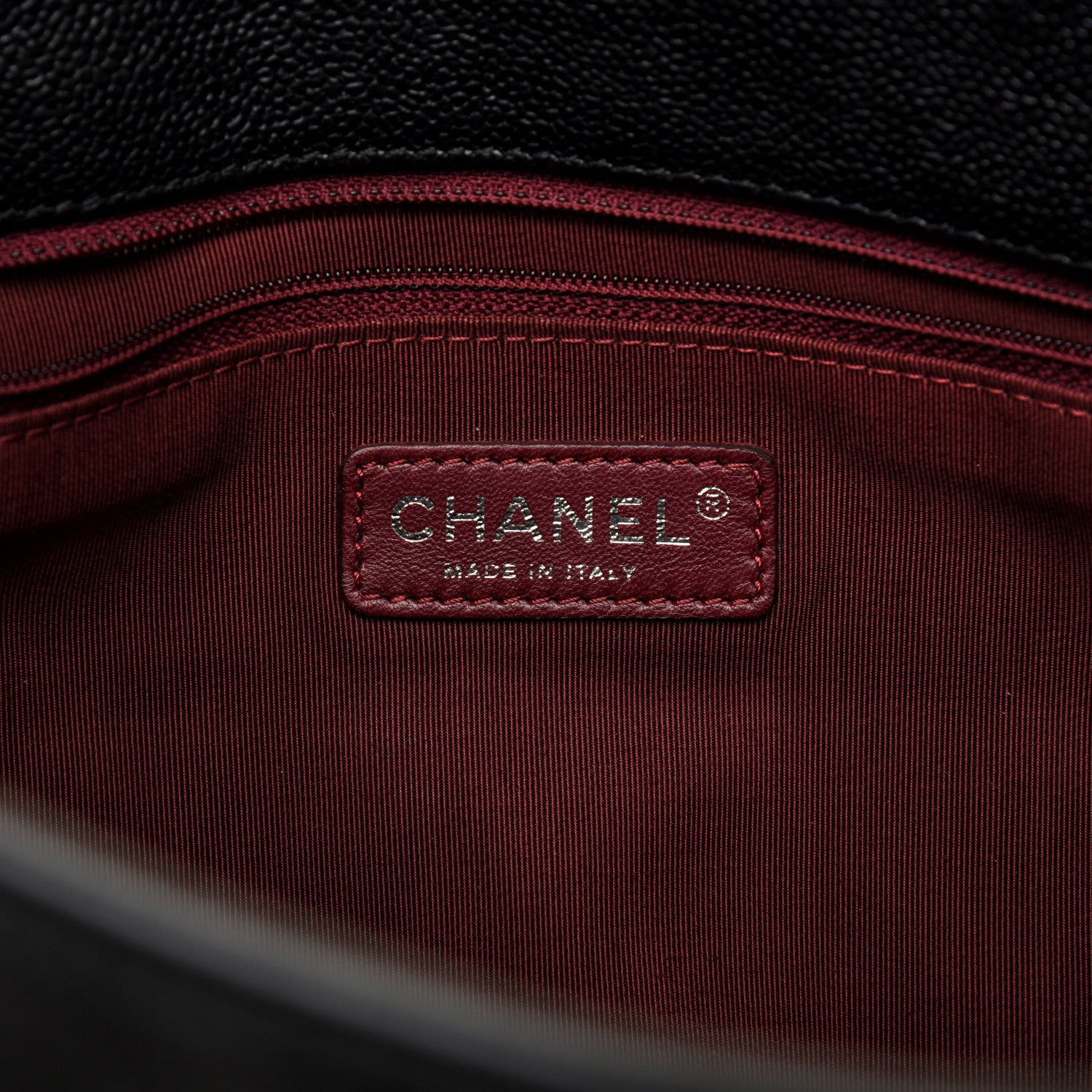 Chanel Caviar Quilted French Riviera Hobo Black 9 of 11