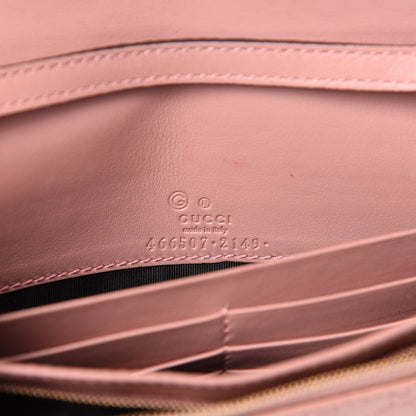 Gucci Microguccissima Crossbody Wallet Soft Pink 12 of 13