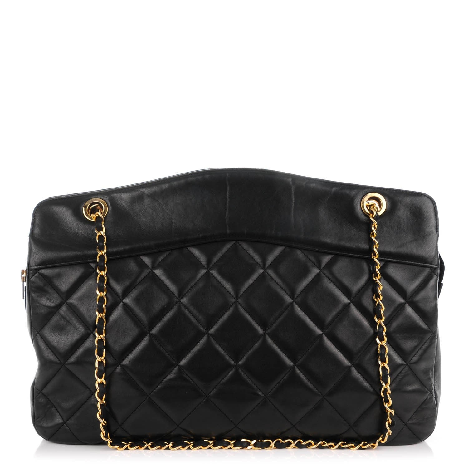Chanel Lambskin Quilted Shoulder Bag Black 1 of 9