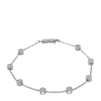 Cartier 18K White Gold LOVE Station bracelet 1 of 4