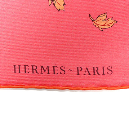 Hermes Silk Robe Legere Scarf 90 Rose Lipstick Vieux Rose 2 of 5