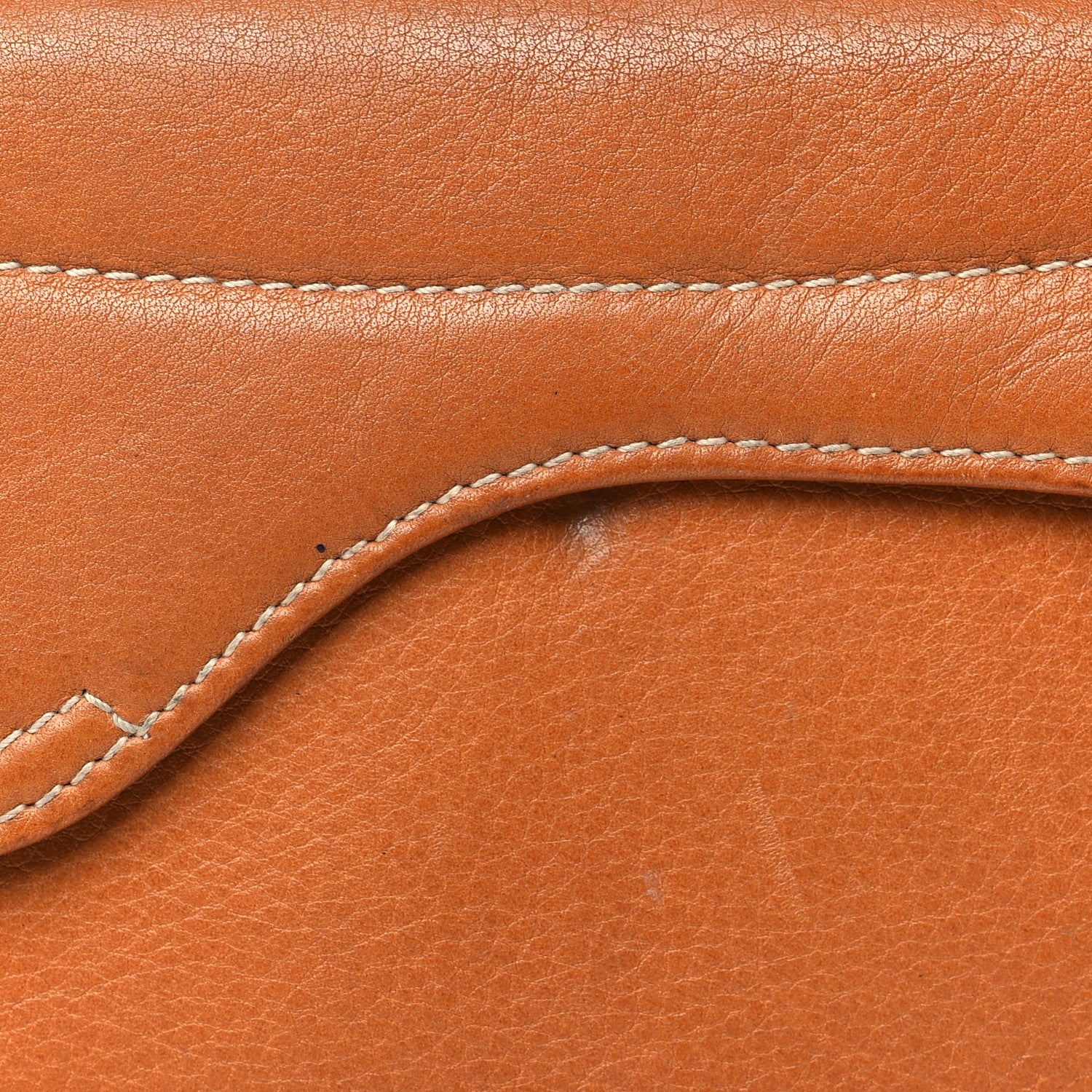 Christian Dior Calfskin Saddle Wallet Brown 8 of 15
