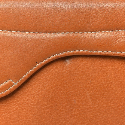 Christian Dior Calfskin Saddle Wallet Brown 8 of 15
