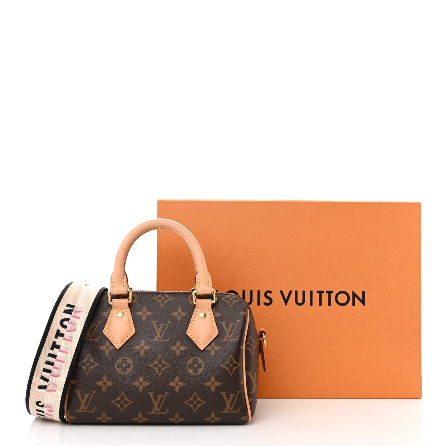 Monogram Speedy Bandouliere 20 Black