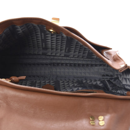 Proenza Schouler Lambskin Medium PS1 Satchel Saddle 5 of 13
