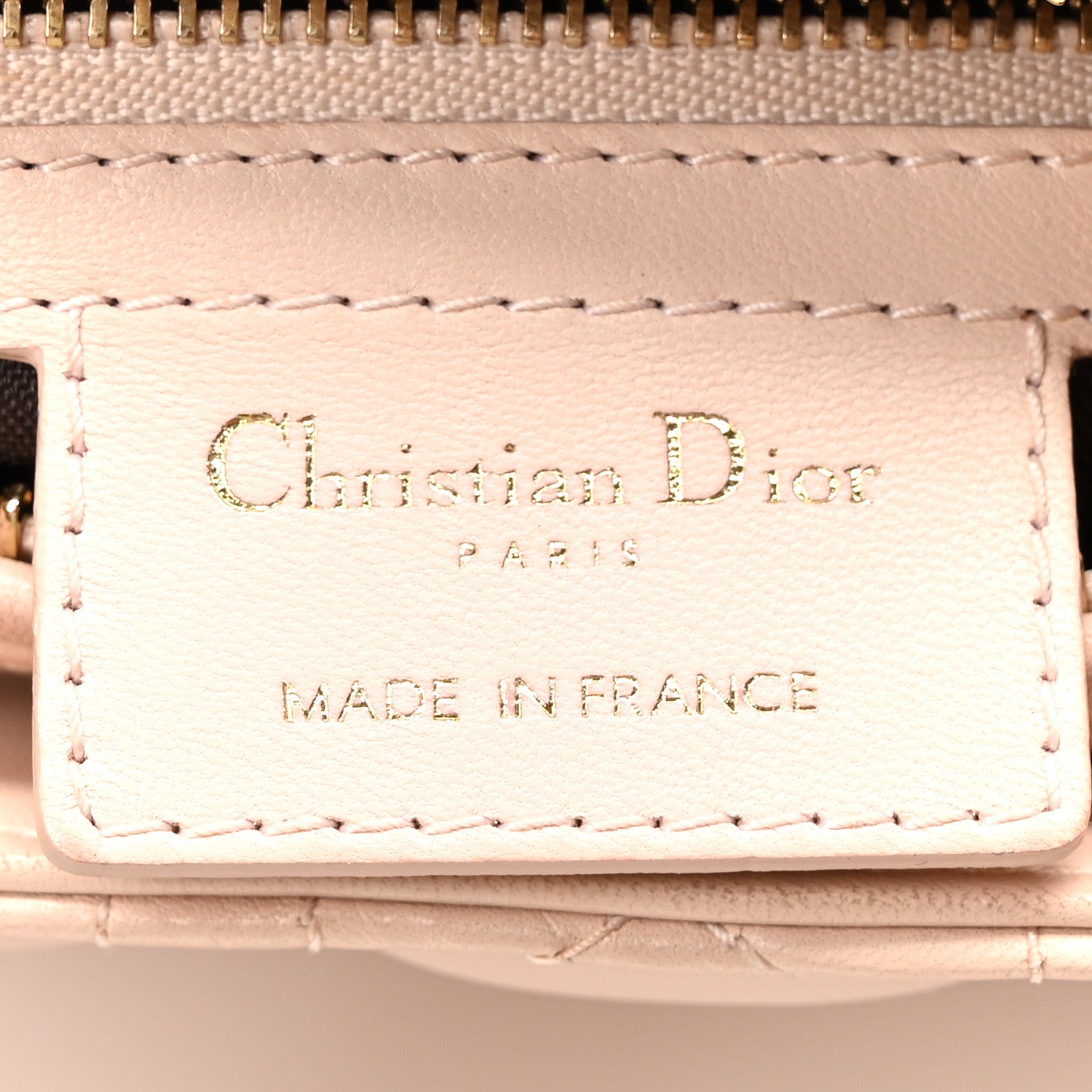 Christian Dior Lambskin Cannage Medium Lady Dior Light Pink 6 of 11