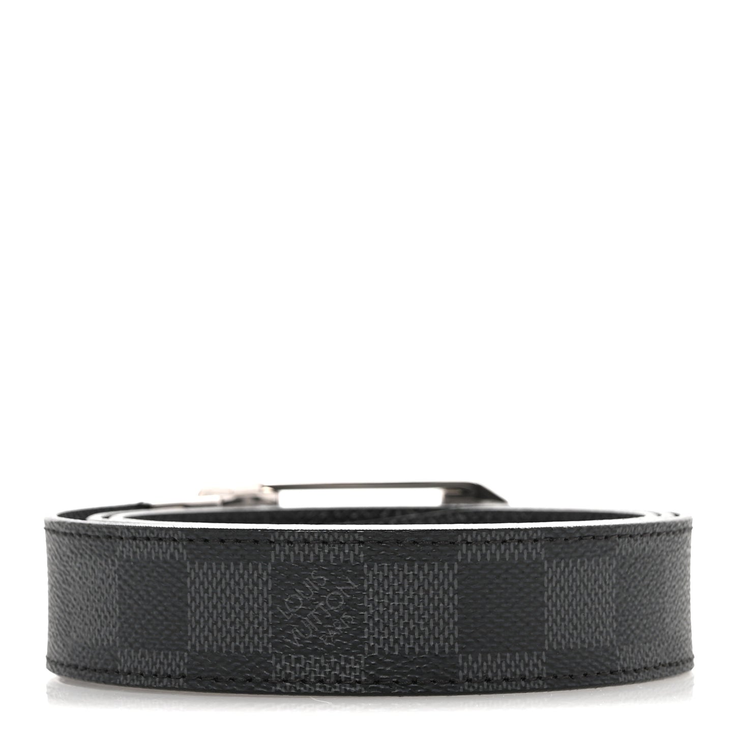 Damier Graphite Calfskin Belt 90 36 Black