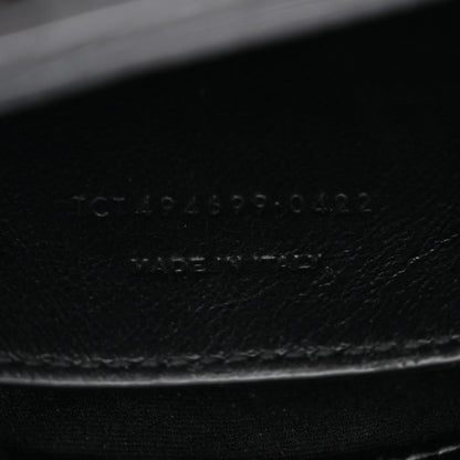 Saint Laurent Calfskin Y Quilted Monogram Small Loulou Chain Satchel Black 7 of 10