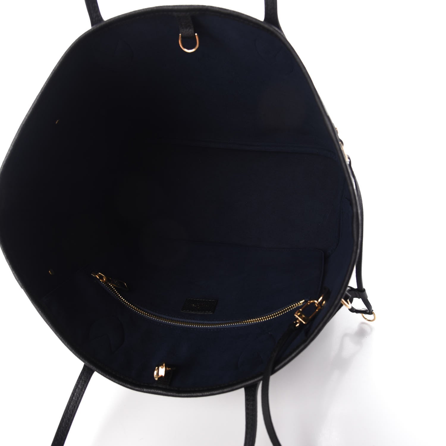 Louis Vuitton Empreinte Monogram Giant Neverfull MM Black 5 of 9