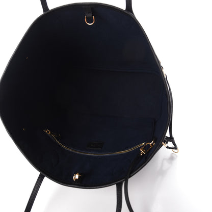 Louis Vuitton Empreinte Monogram Giant Neverfull MM Black 5 of 9
