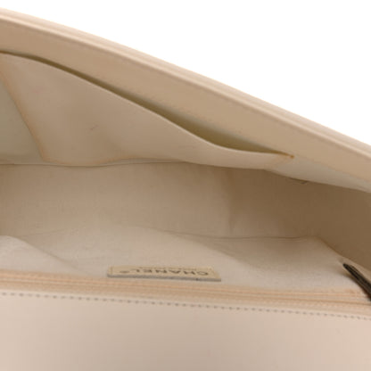 Chanel Calfskin Quilted New Medium Boy Flap White 5 of 10