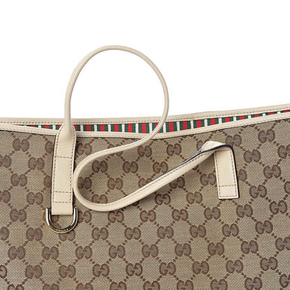 Gucci Monogram Large New Britt Tote Off White 10 of 17