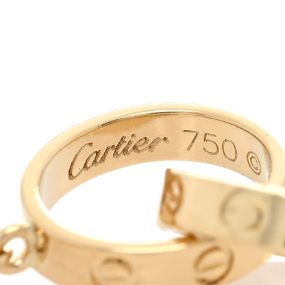 Cartier 18K Yellow Gold Interlocking LOVE Necklace 5 of 5