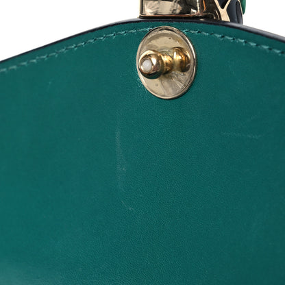 Bulgari Calfskin Small Serpenti Forever Snake Strap Crossbody Bag Emerald Green 15 of 16
