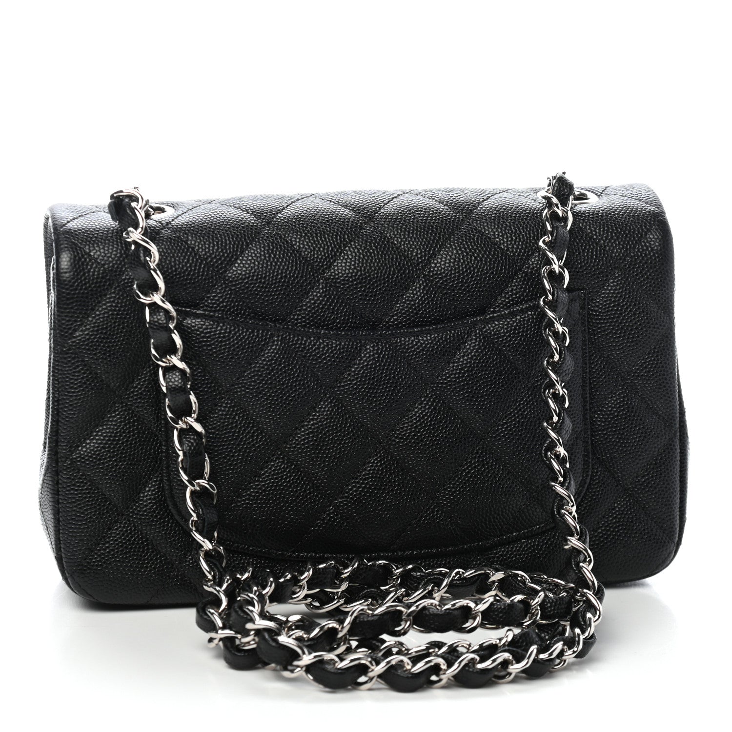 Chanel Caviar Quilted Mini Rectangular Flap Black 4 of 20