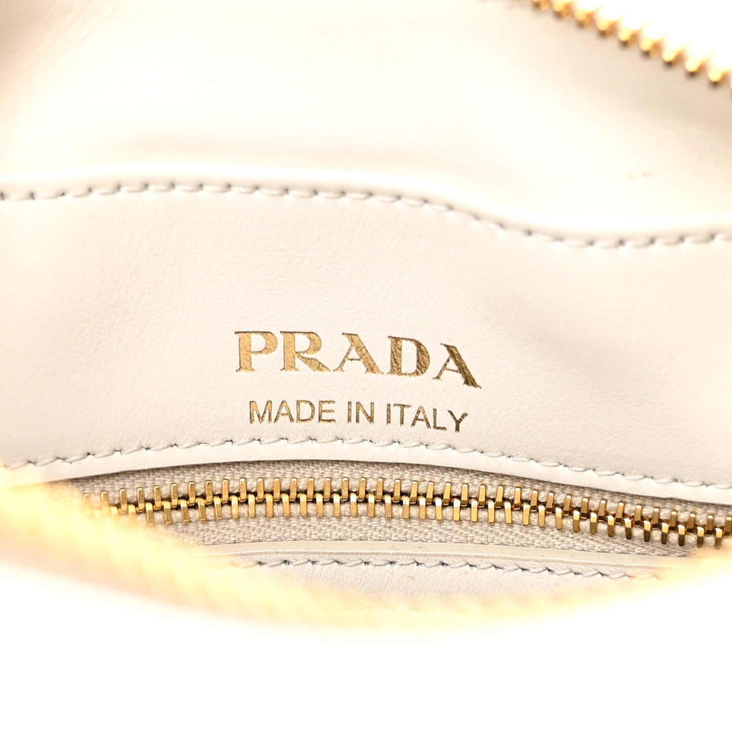 Soft Calfskin Diagramme Crossbody Bag White