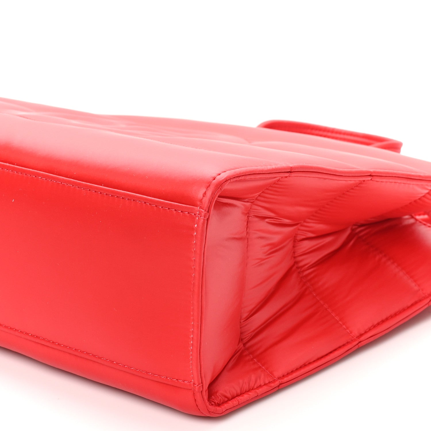 Telfar Nylon Medium Puff Shopping Bag Red 9 of 9
