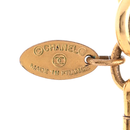 Chanel Metal Medallion CC Chain Necklace Gold 6 of 6
