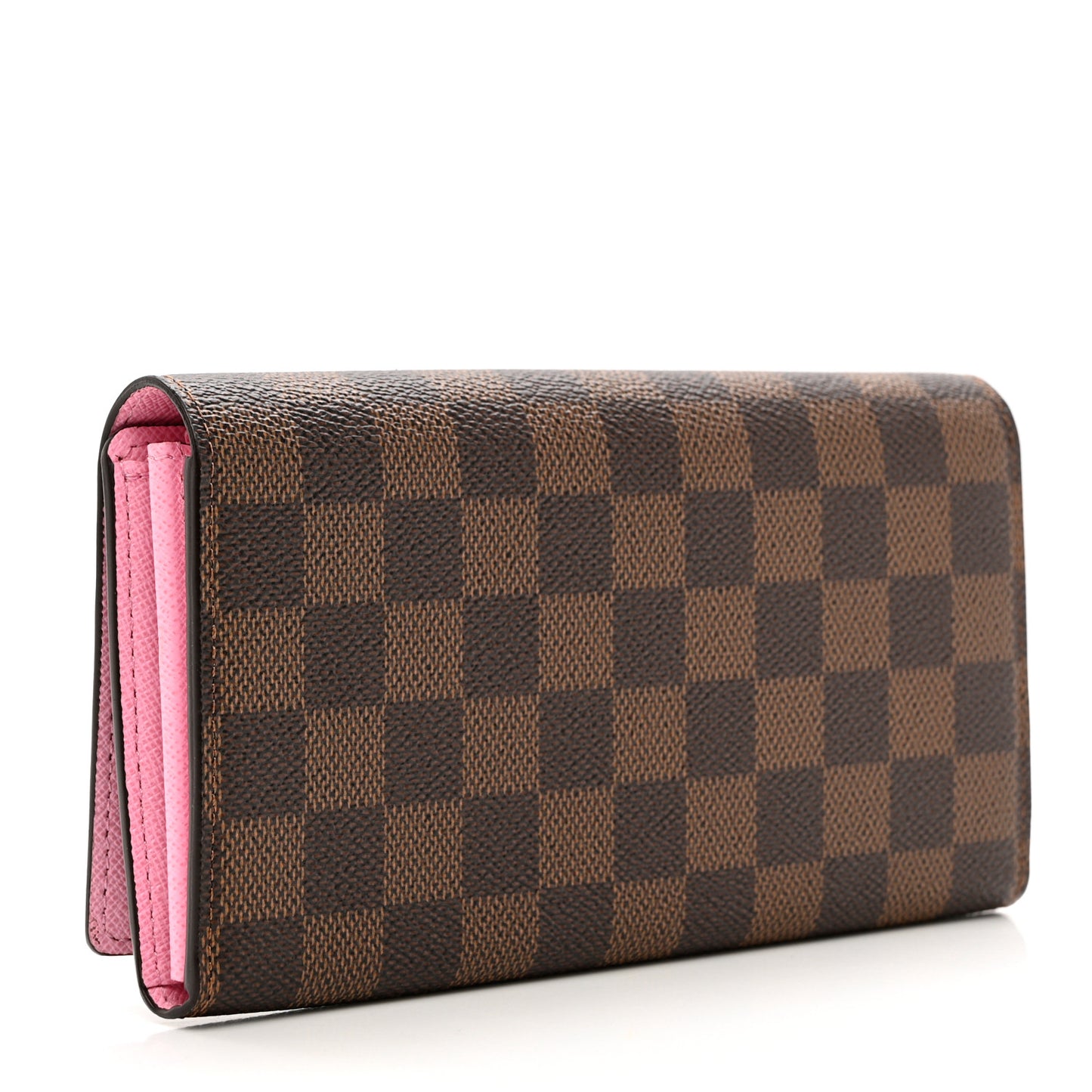 Damier Ebene 2022 Christmas Animation Paris Sarah Wallet Pink