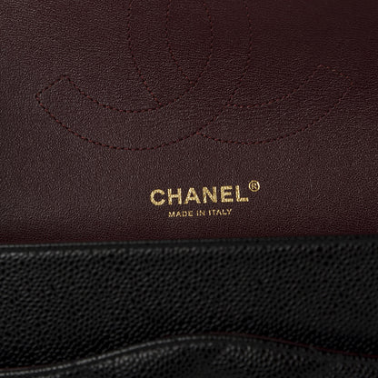 Chanel Caviar Quilted Jumbo Double Flap Black 7 of 11