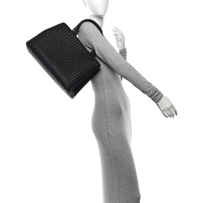 Bottega Veneta Nappa Intrecciato Milano Tote Black 2 of 12