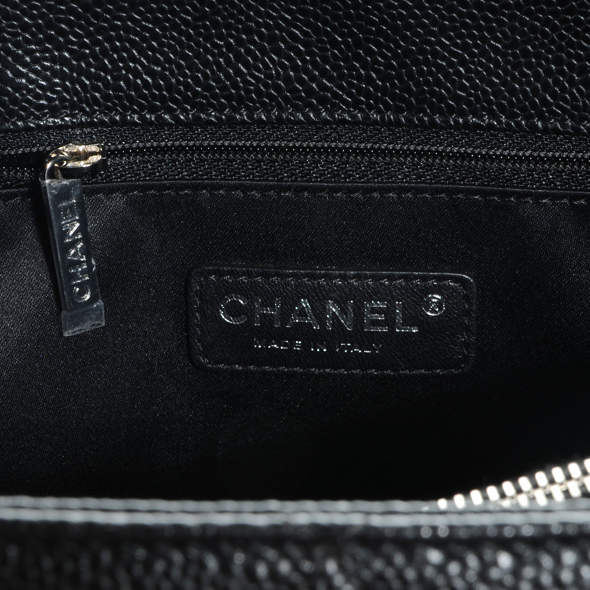 Chanel Caviar Grand Shopping Tote GST Black 7 of 8